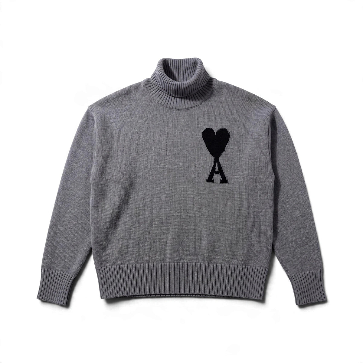 AMI Paris Pull Col Roulé Laine