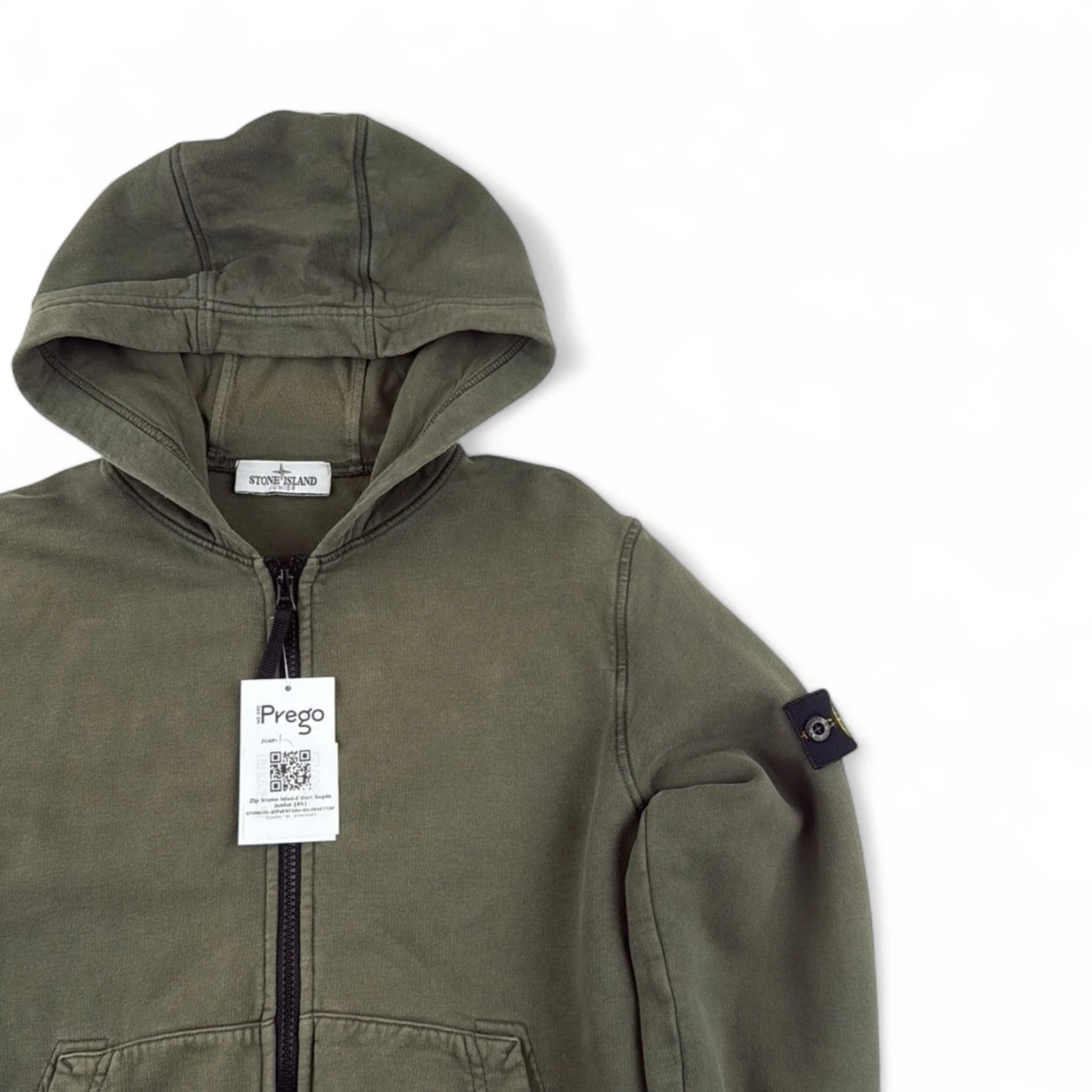 Stone Island Zip Junior — Taille XS — Photo 2/3 #État_Occasion · Très bon · Pièce 1