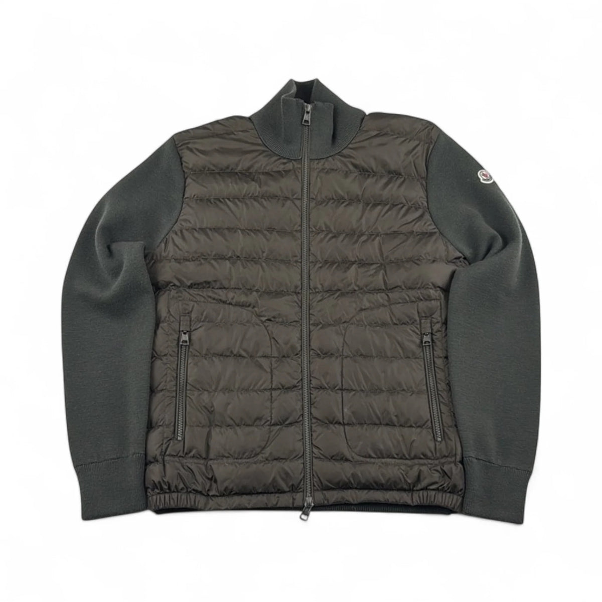 Moncler Cardigan Bi-Matière Sans Capuche — Taille S — Photo 1/6 #État_Très bon état · Pièce 1