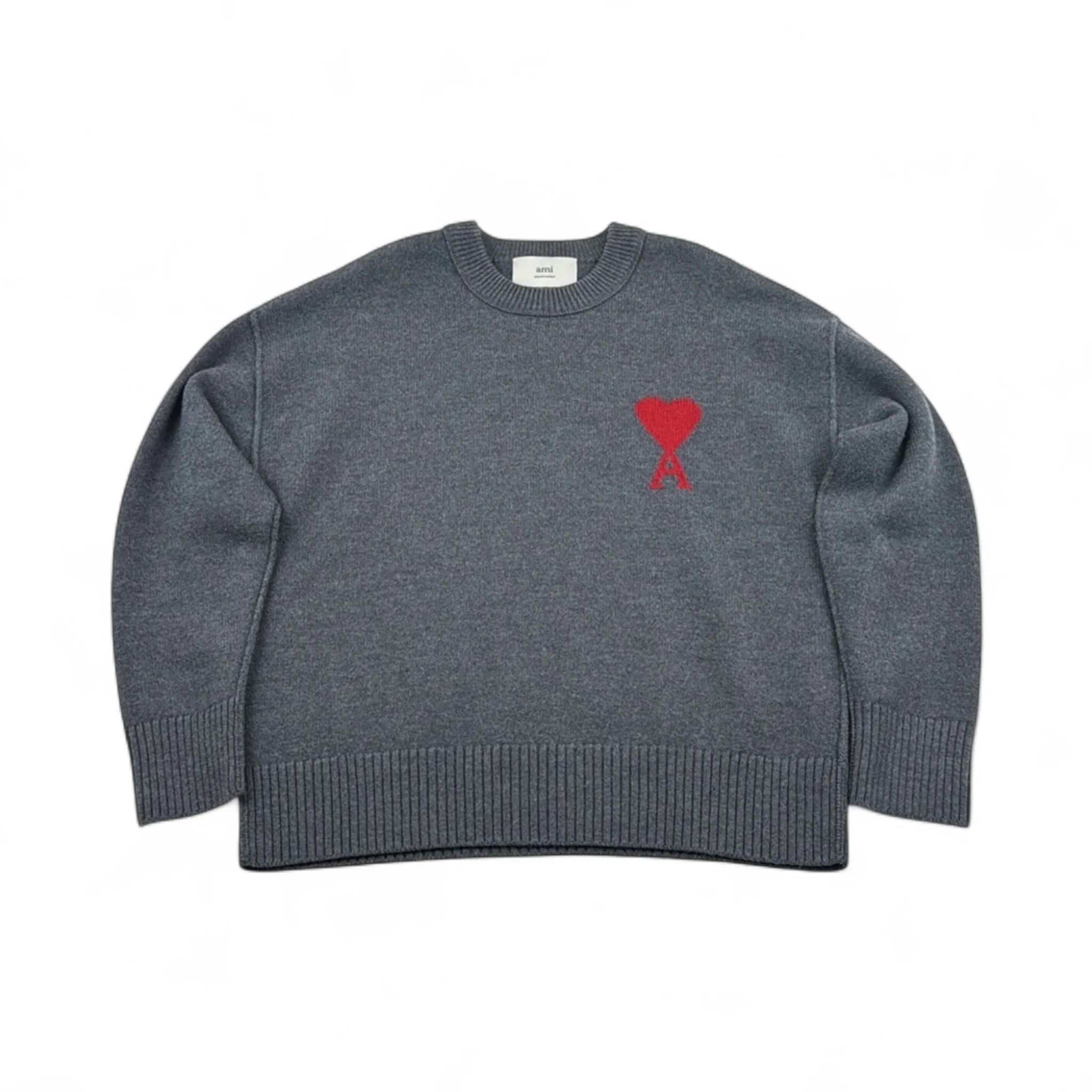 Ami Paris Pull Col Rond Laine — Taille M — Photo 1/3 #État_Occasion · Excellent