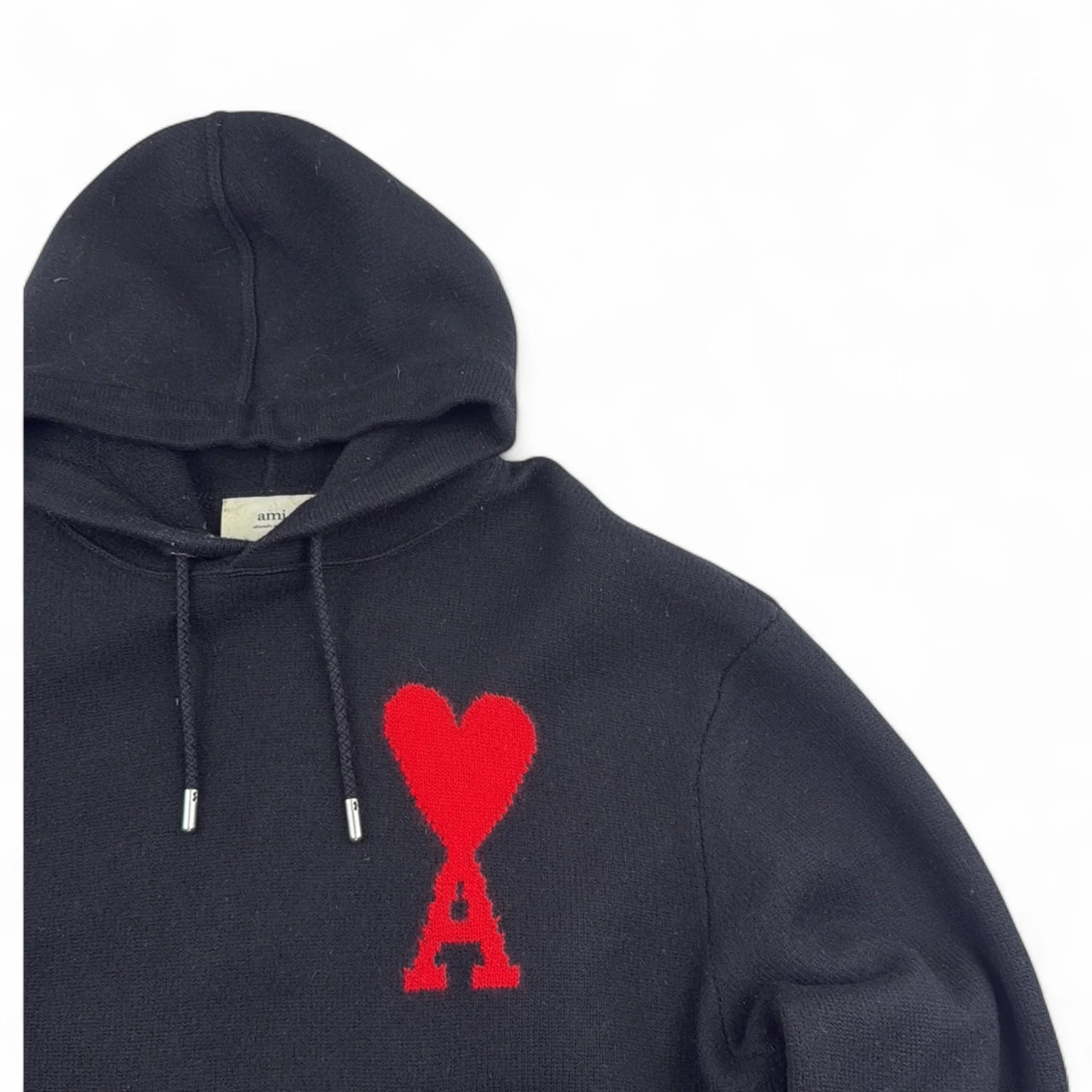 Ami Paris Sweat à Capuche Laine — Taille L — Photo 3/6 #État_Très bon état