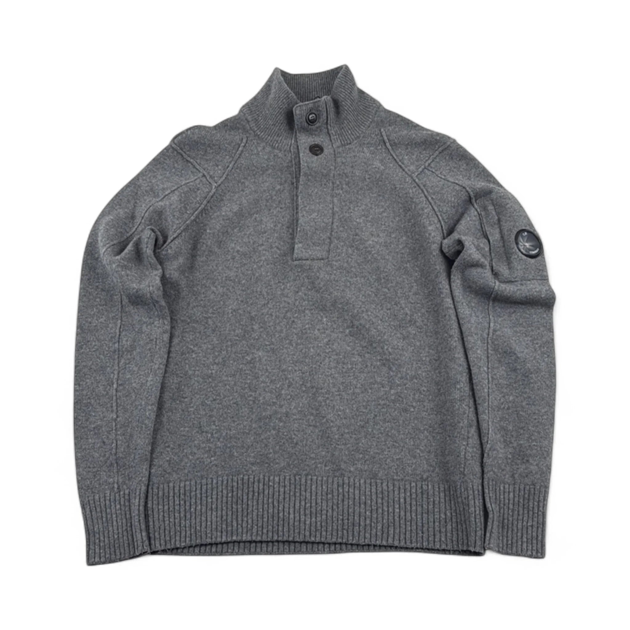 C.P. Company Half Zip Hooded Laine — Taille S — Photo 1/3 #État_Très bon état · Pièce 1