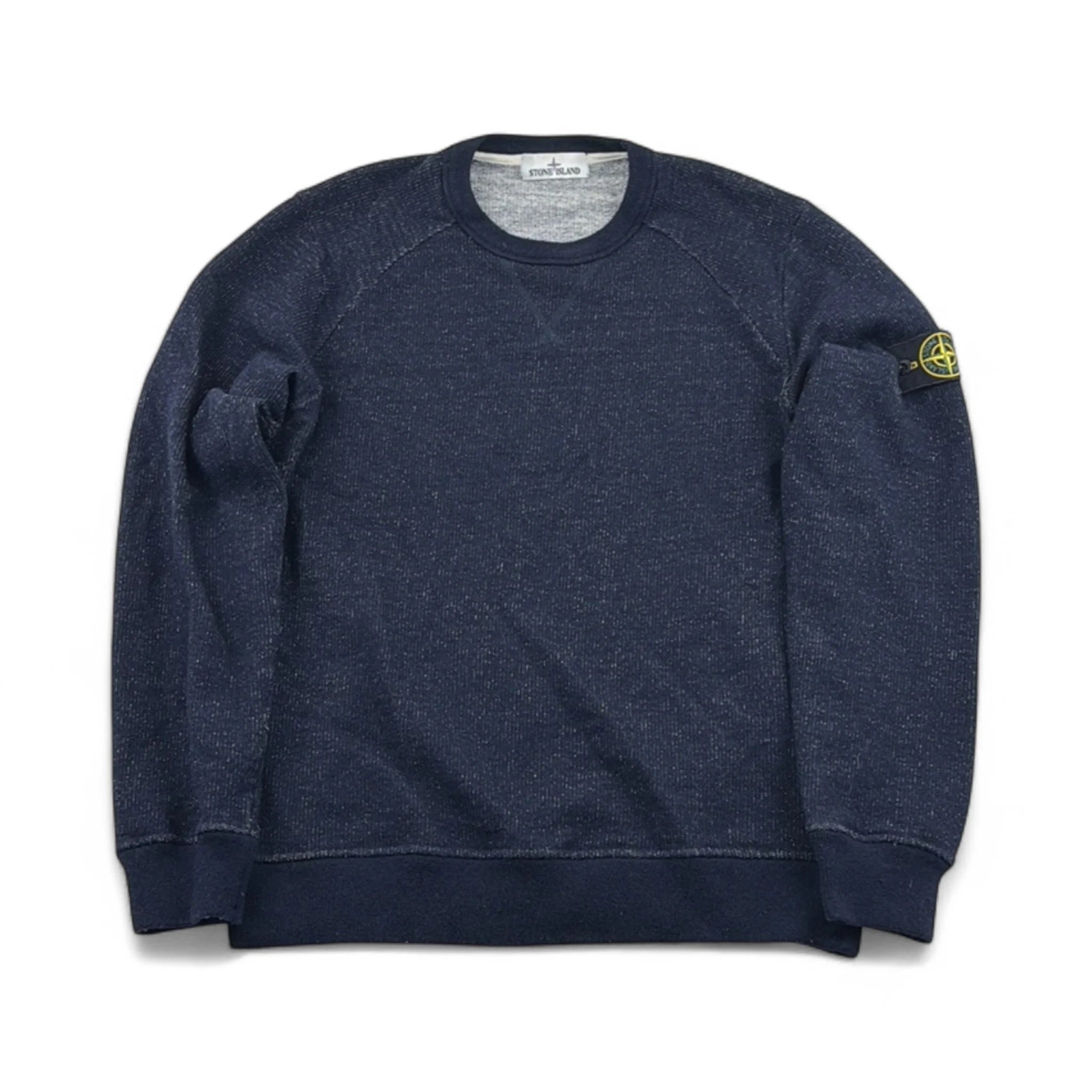 Stone Island Pull Col Rond Laine Mélangé — Taille XL — Photo 1/3 #État_Occasion · Très bon