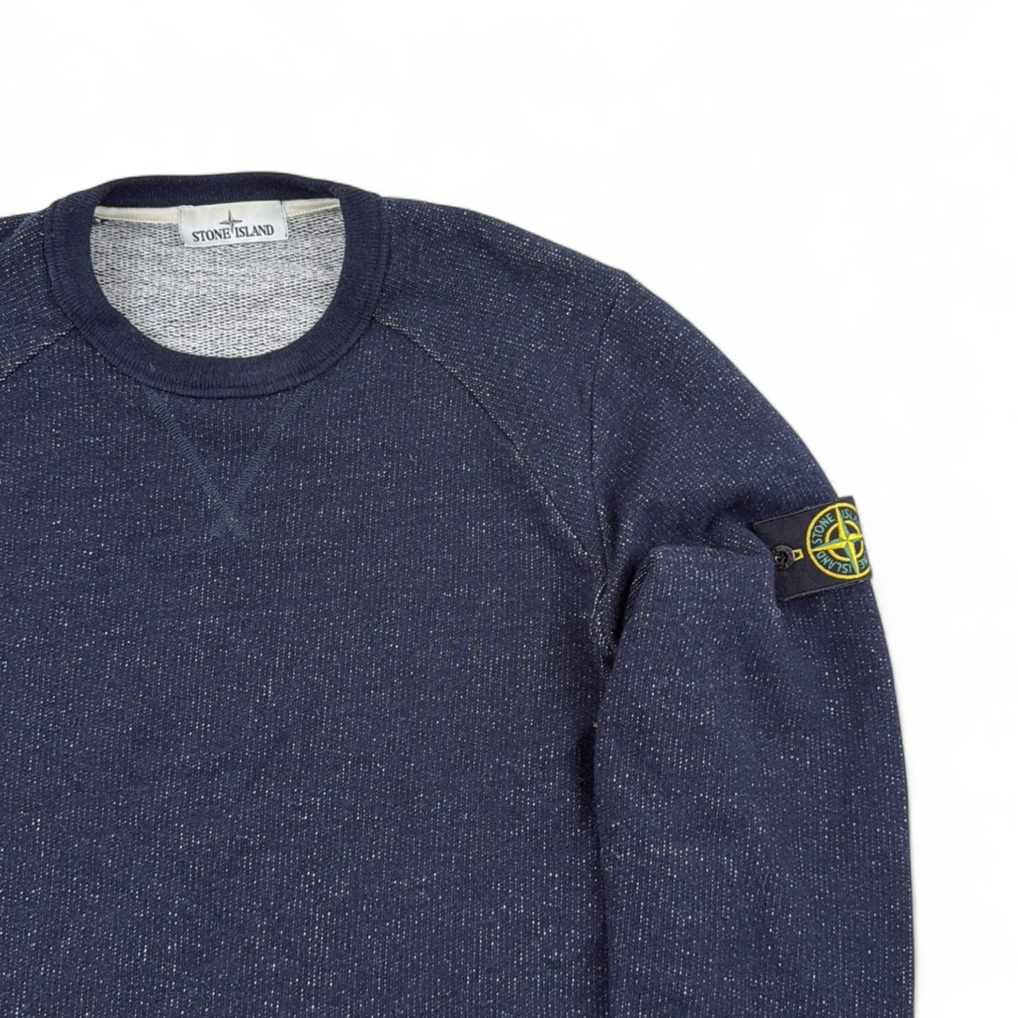 Stone Island Pull Col Rond Laine Mélangé — Taille XL — Photo 2/3 #État_Occasion · Très bon