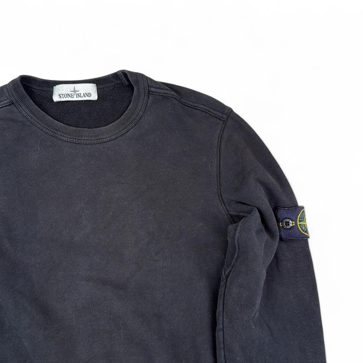Stone Island Pull Col Rond — Taille S — Photo 2/3 #État_État passable · Pièce 3