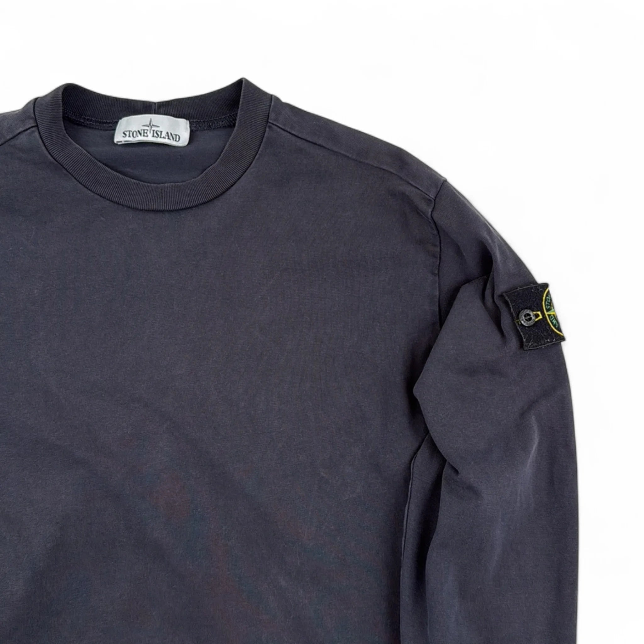 Stone Island Pull Col Rond Fin — Taille S — Photo 3/6 #État_Très bon état · Pièce 3