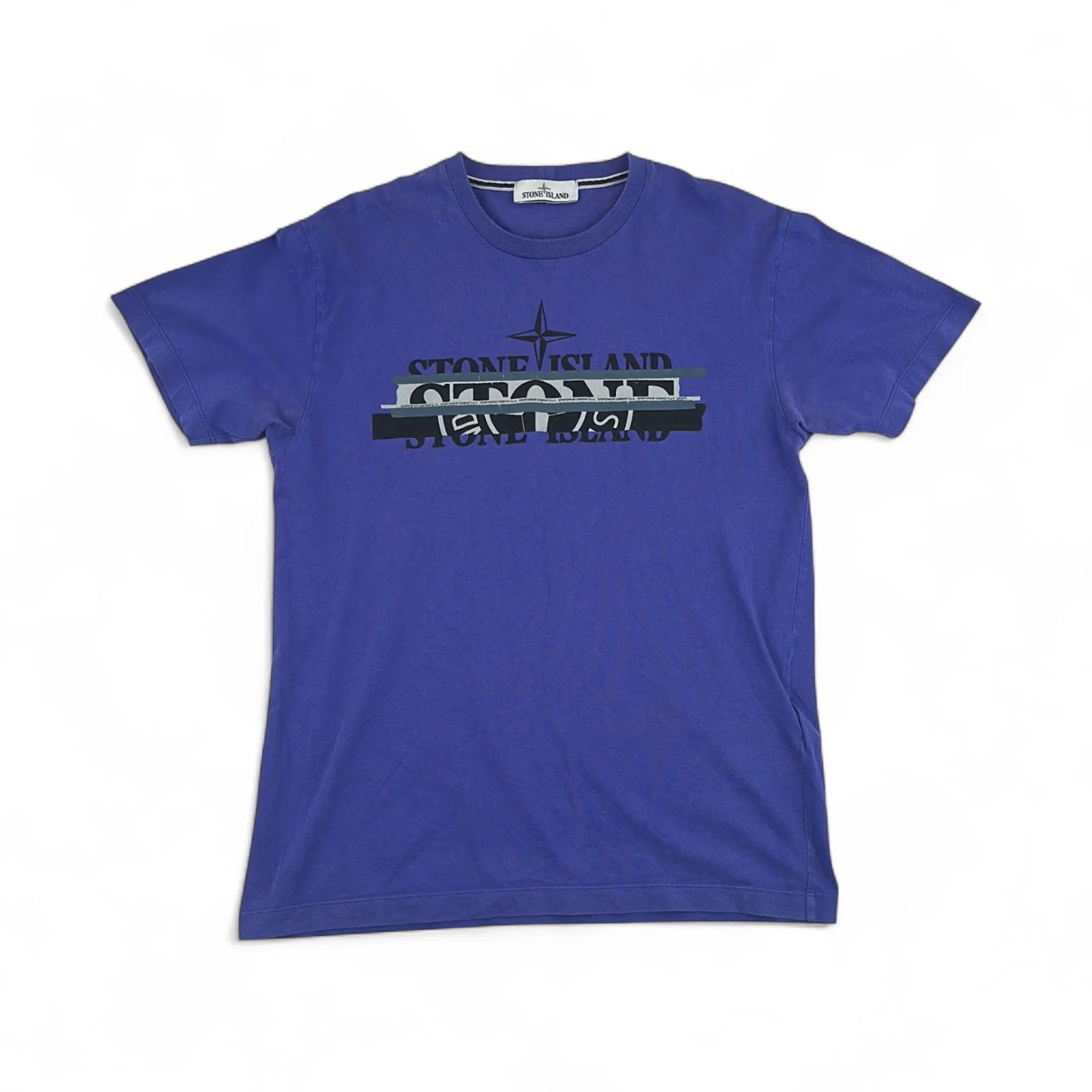 Stone Island T-Shirt Logo Imprimé — Taille L — Photo 1/4 #État_Occasion · Correct