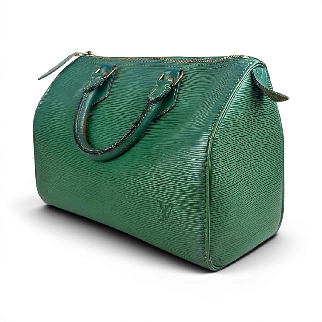 Louis Vuitton Speedy 25cm Épi Vert — Taille M — Photo 2/12 #État_Bon état
