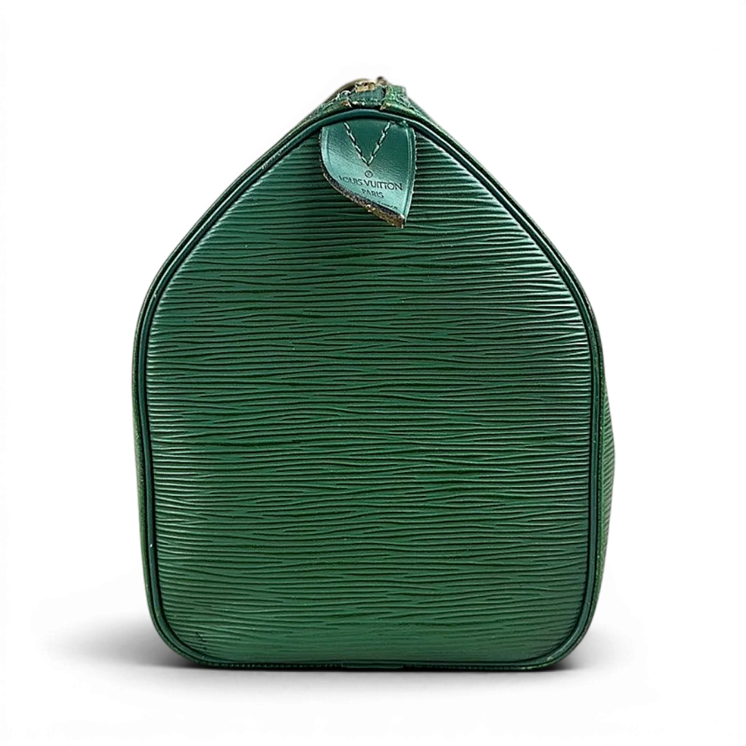 Louis Vuitton Speedy 25cm Épi Vert — Taille M — Photo 3/12 #État_Bon état