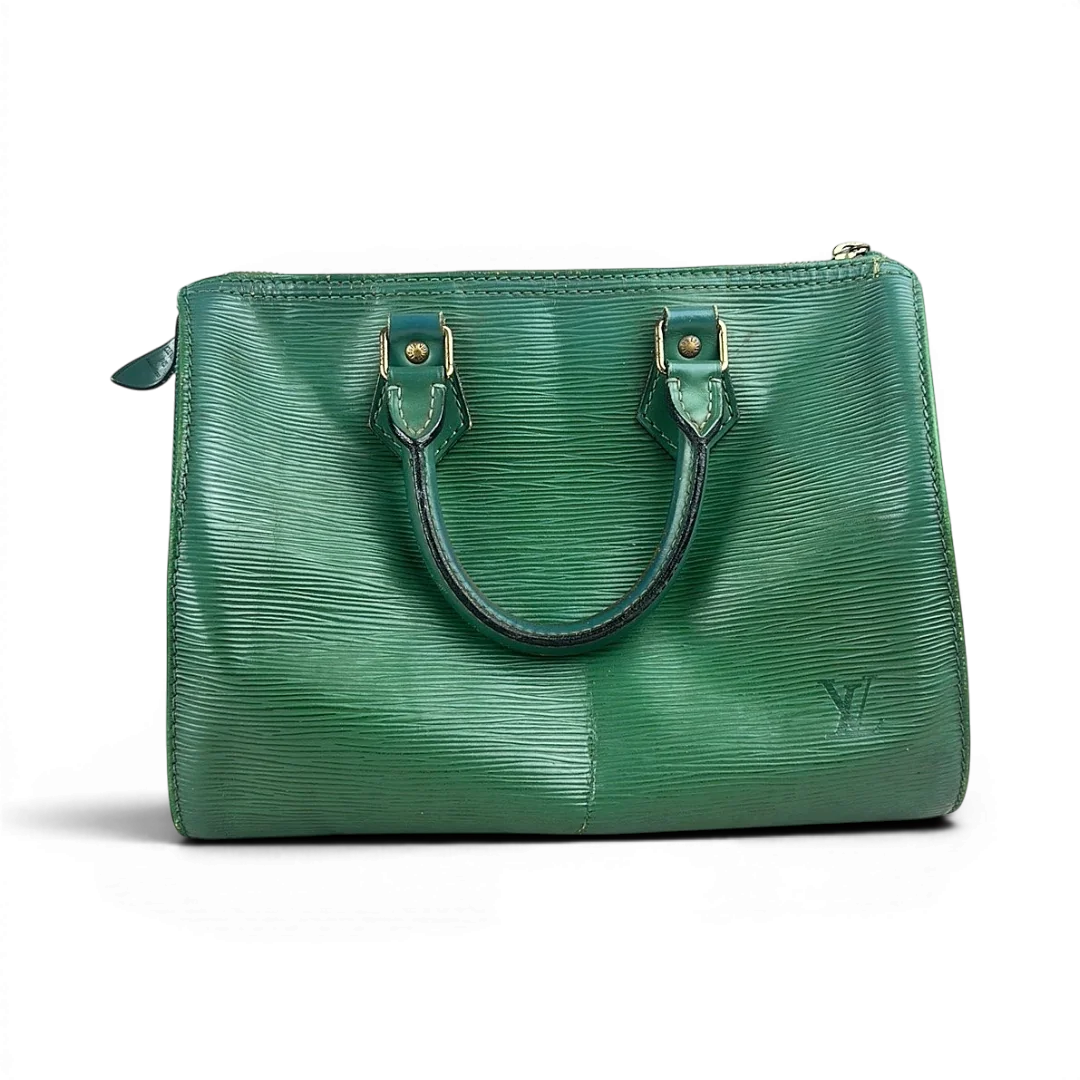 Louis Vuitton Speedy 25cm Épi Vert — Taille M — Photo 4/12 #État_Bon état