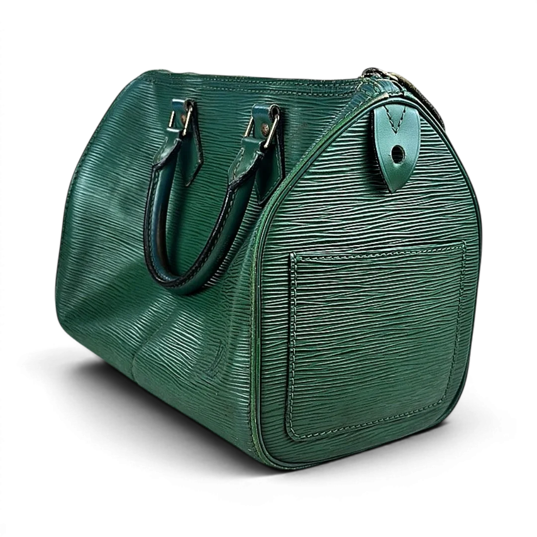 Louis Vuitton Speedy 25cm Épi Vert — Taille M — Photo 5/12 #État_Bon état