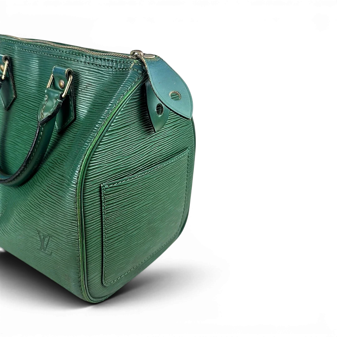 Louis Vuitton Speedy 25cm Épi Vert — Taille M — Photo 10/12 #État_Bon état