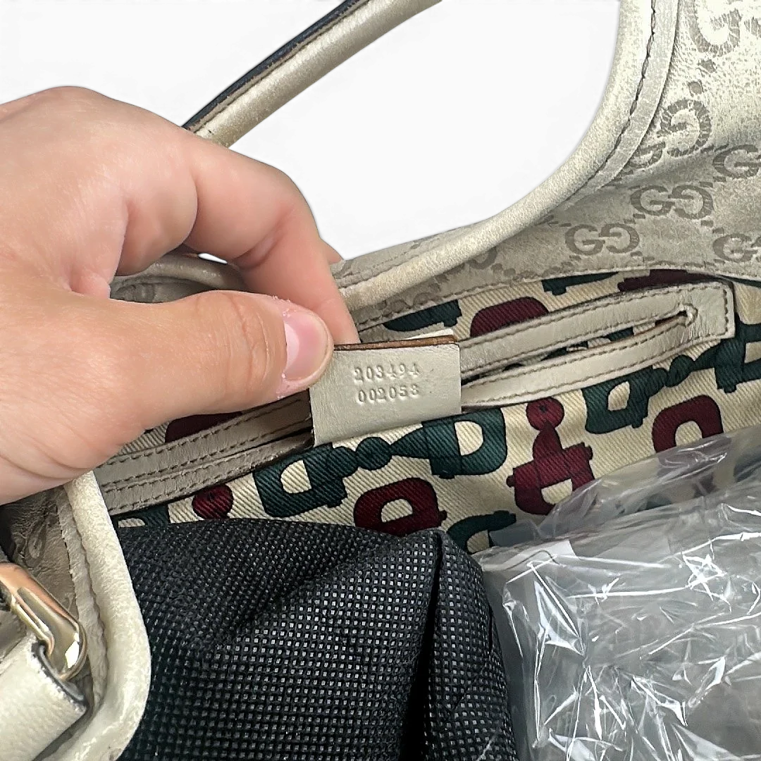 Gucci Jackie Blanc — Taille M — Photo 7/8 #État_Bon état