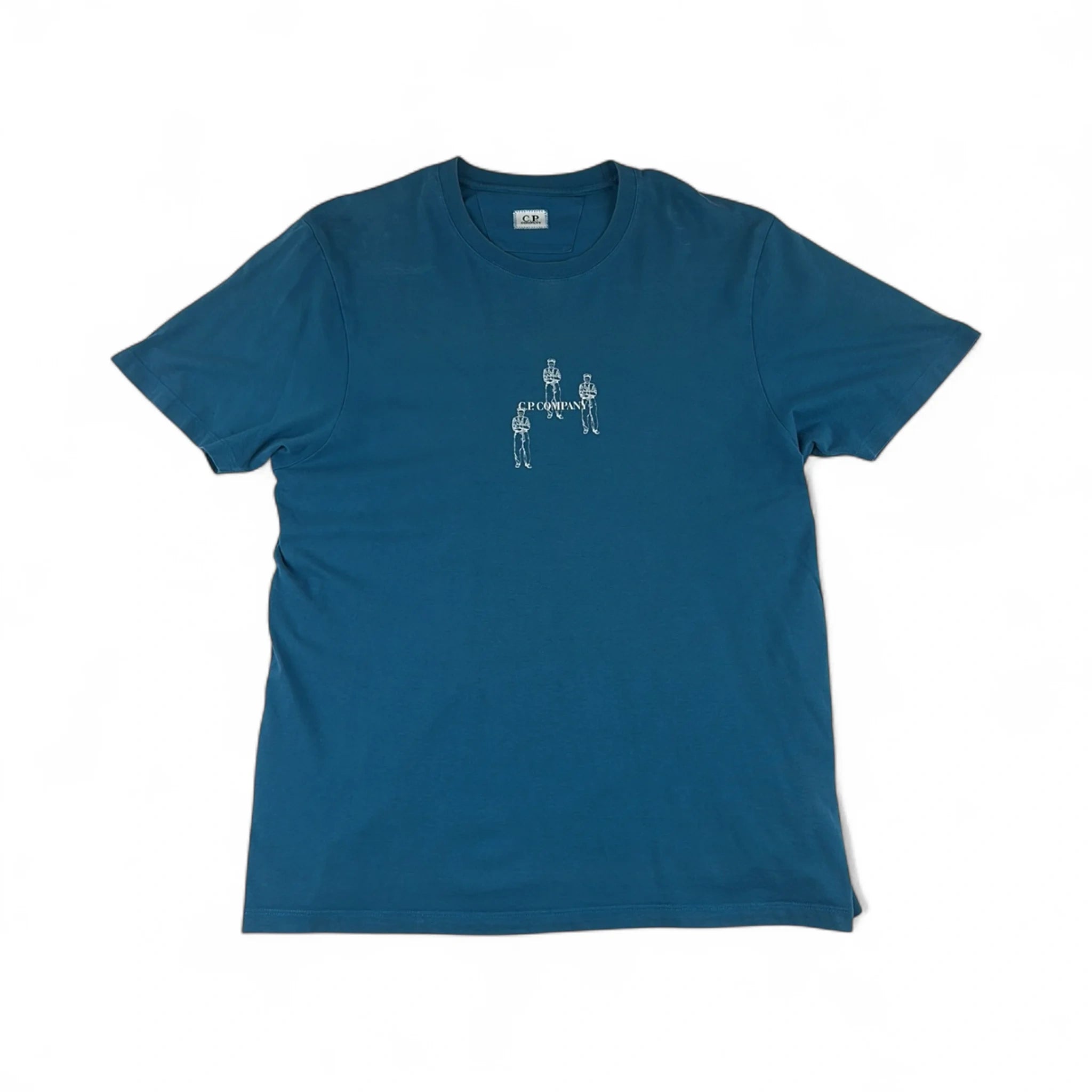 C.P. Company T-Shirt Ink Blue British Sailor — Taille L — Photo 2/6 #État_Occasion · Très bon