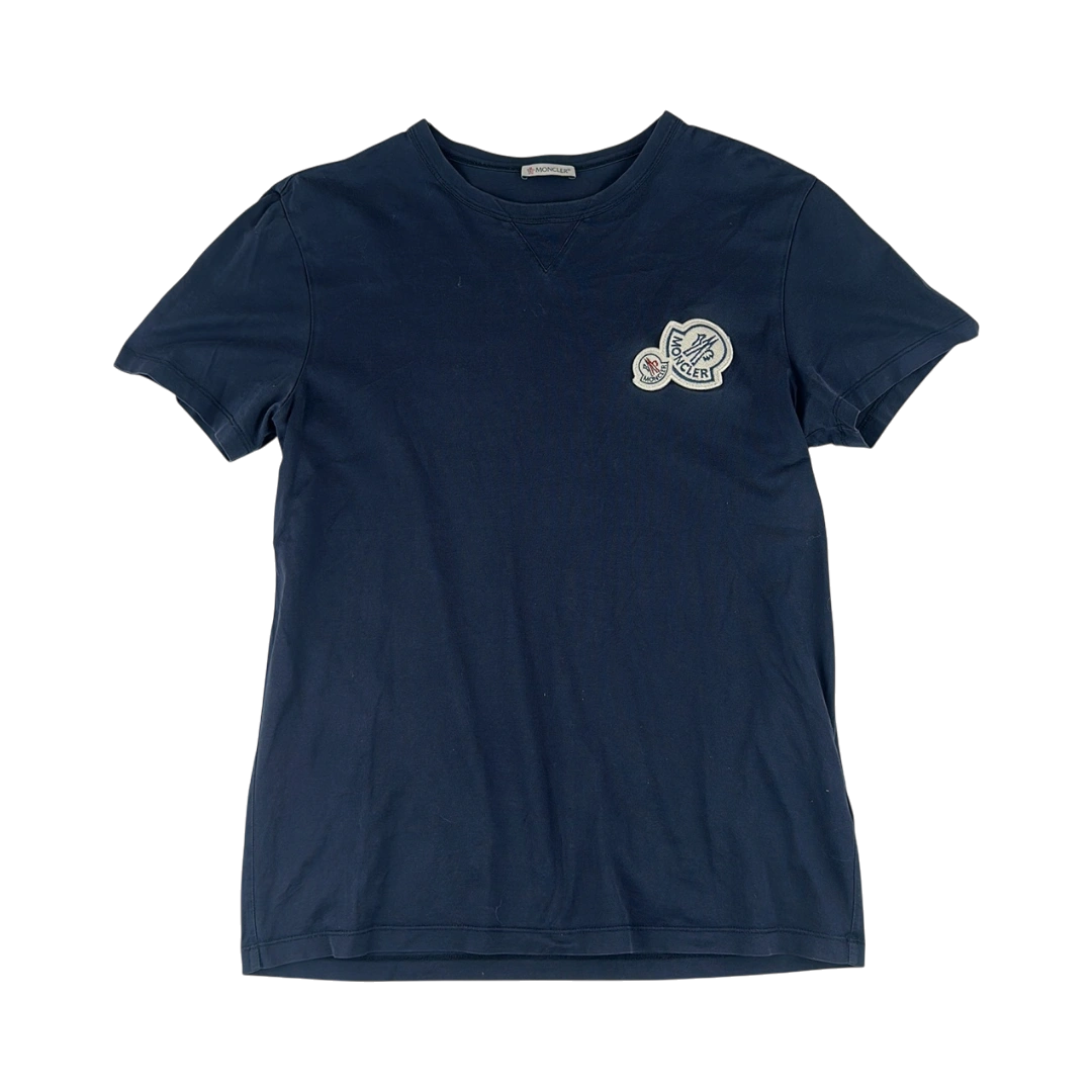 Moncler T-Shirt Double Logo — Taille M — Photo 1/2 #État_Très bon état