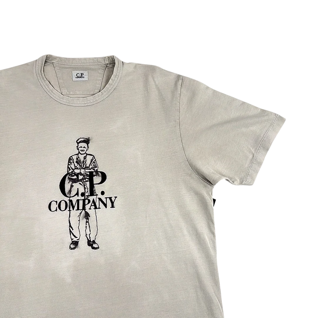 C.P. Company T-Shirt Broderie — Taille L — Photo 2/3 #État_Très bon état