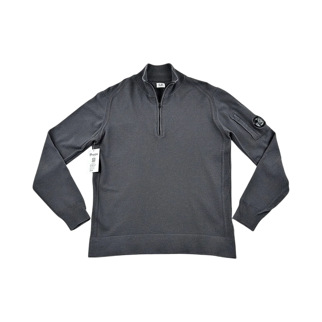 C.P. Company Half Zip Hooded Laine — Taille S — Photo 2/6 #État_Très bon état · Pièce 2