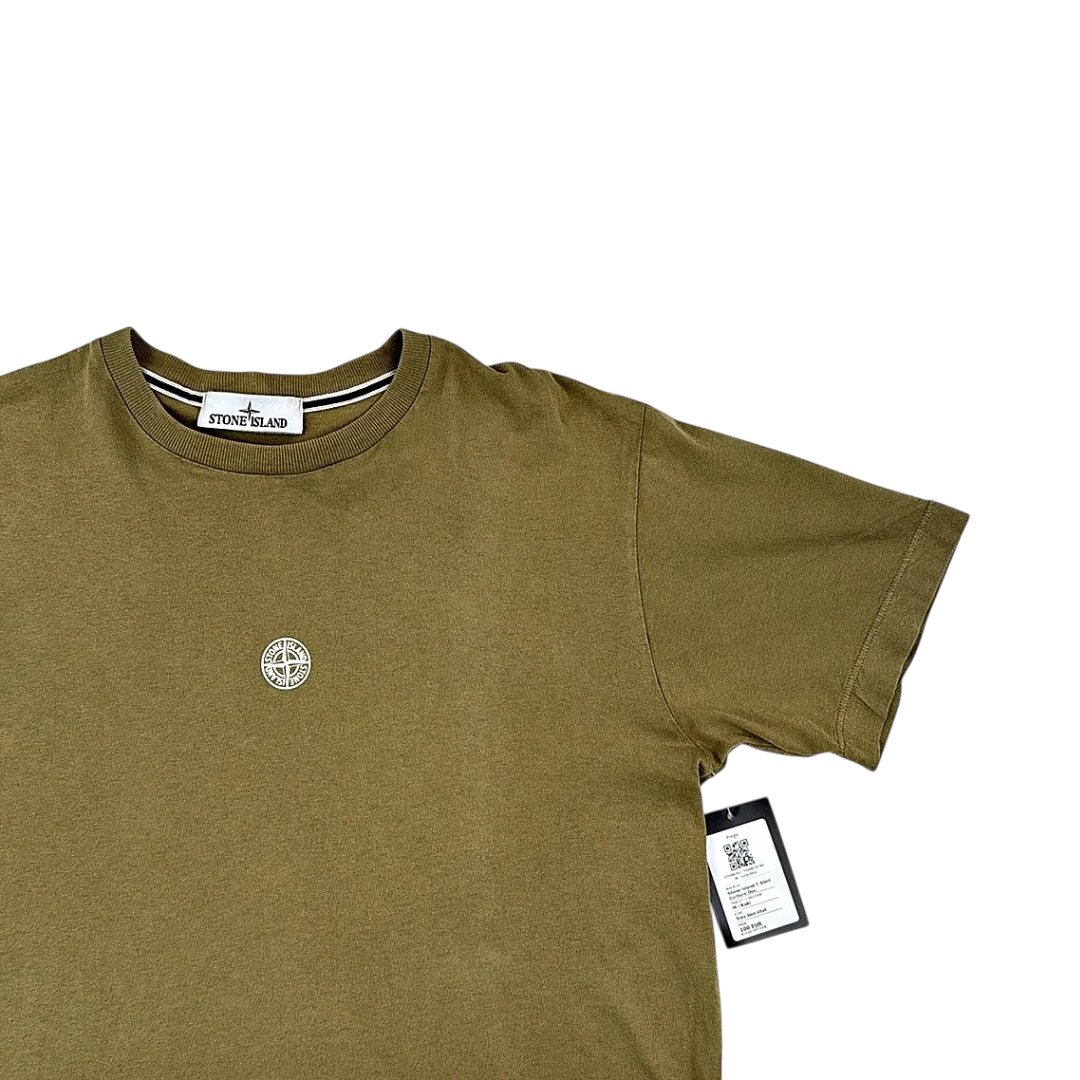 Stone Island T Shirt Écriture Dos — Taille M — Photo 2/3 #État_Très bon état