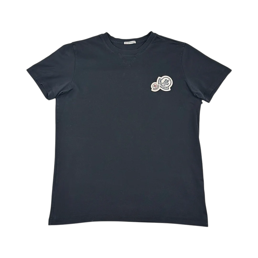 Moncler T-Shirt double logo — Taille S — Photo 1/3 #État_Très bon état