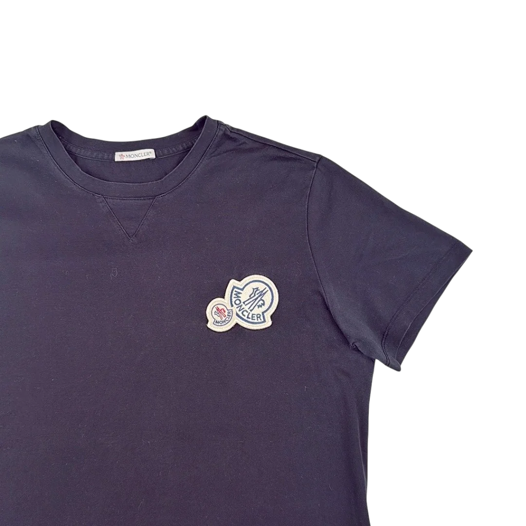Moncler T-Shirt double logo — Taille S — Photo 2/3 #État_Très bon état