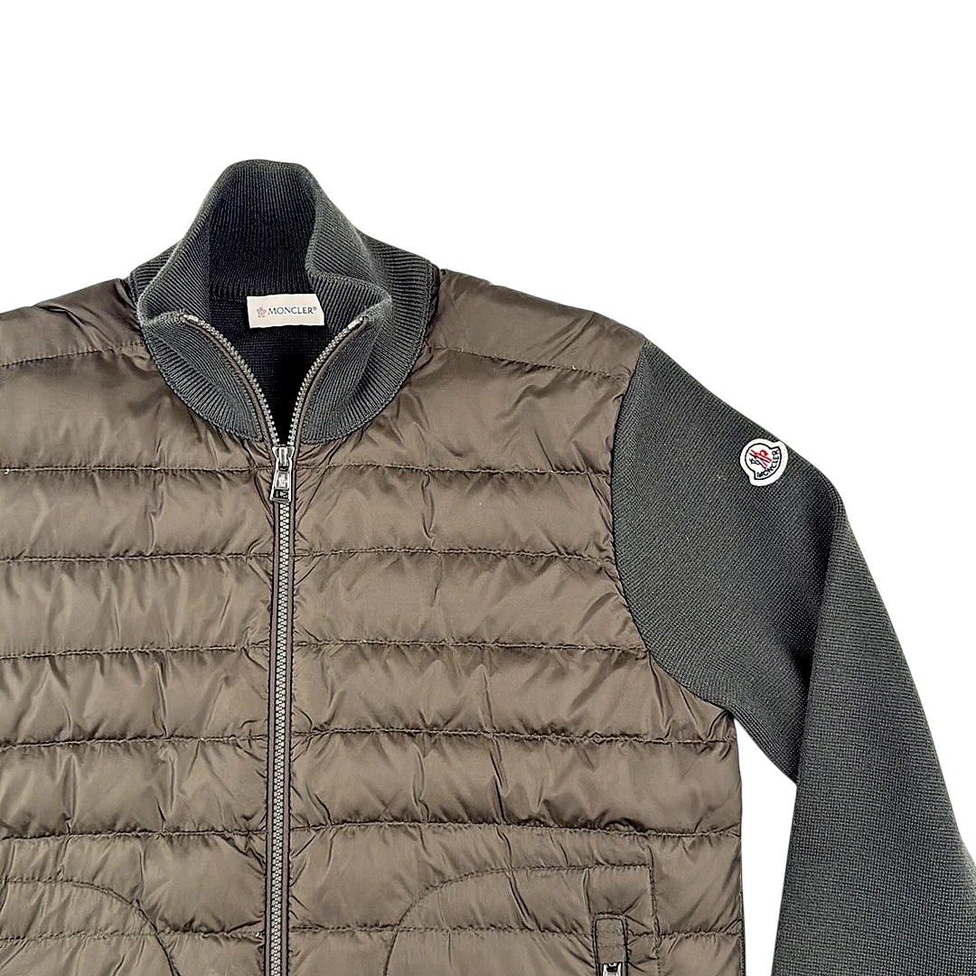 Moncler Cardigan Bi-Matière Sans Capuche — Taille S — Photo 2/3 #État_Très bon état · Pièce 1