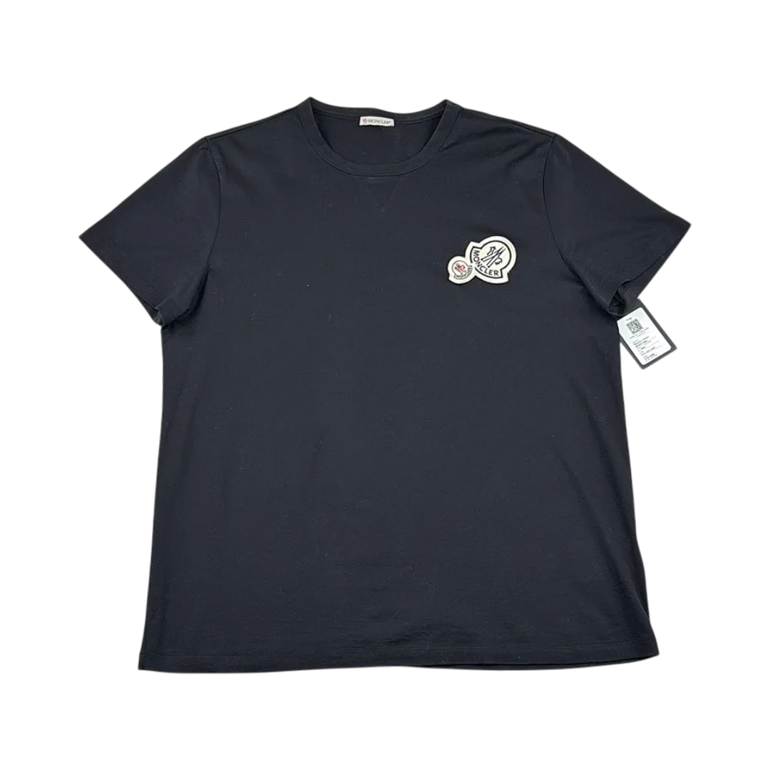 Moncler T-Shirt double logo — Taille L — Photo 1/3 #État_Très bon état