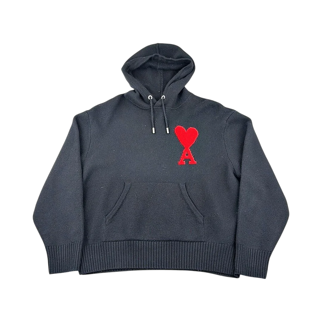 Ami Paris Sweat à Capuche Laine — Taille L — Photo 2/6 #État_Très bon état