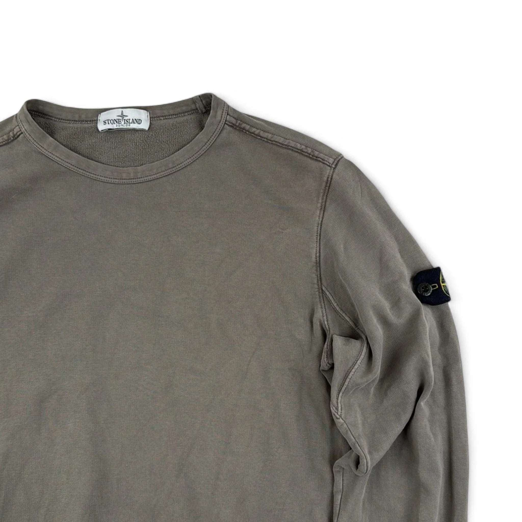 Stone Island Pull Col Rond Fin Junior — Taille S — Photo 2/3 #État_Occasion · Correct