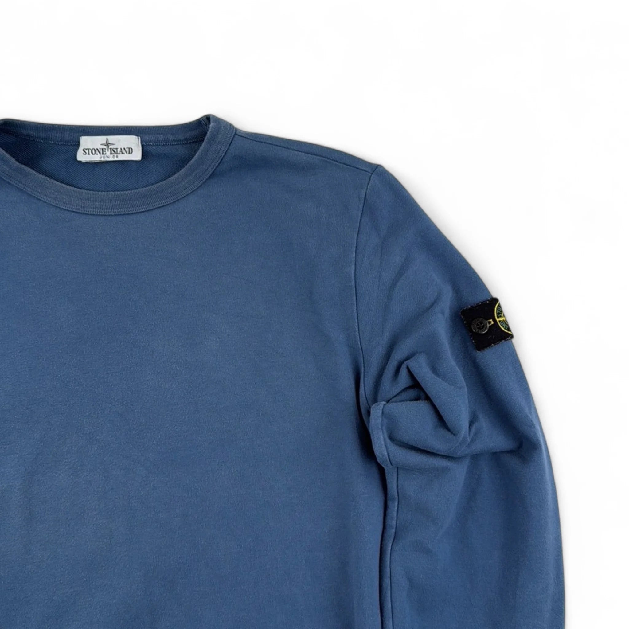 Stone Island Pull Col Rond Junior — Taille XS — Photo 2/3 #État_Occasion · Bon avec défauts mineurs