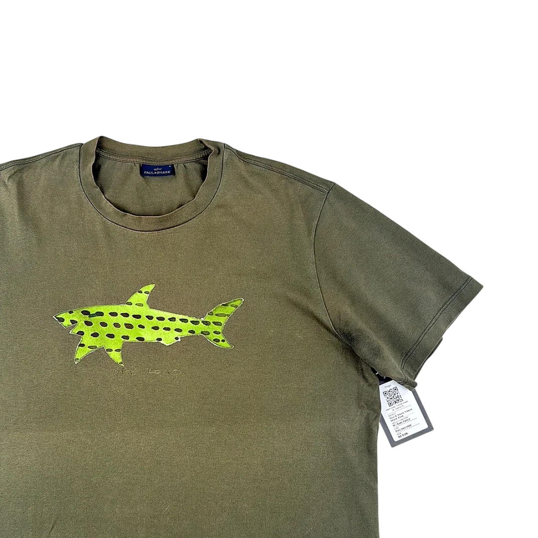 Paul & Shark T-Shirt Shark Print — Taille M — Photo 2/3 #État_Très bon état