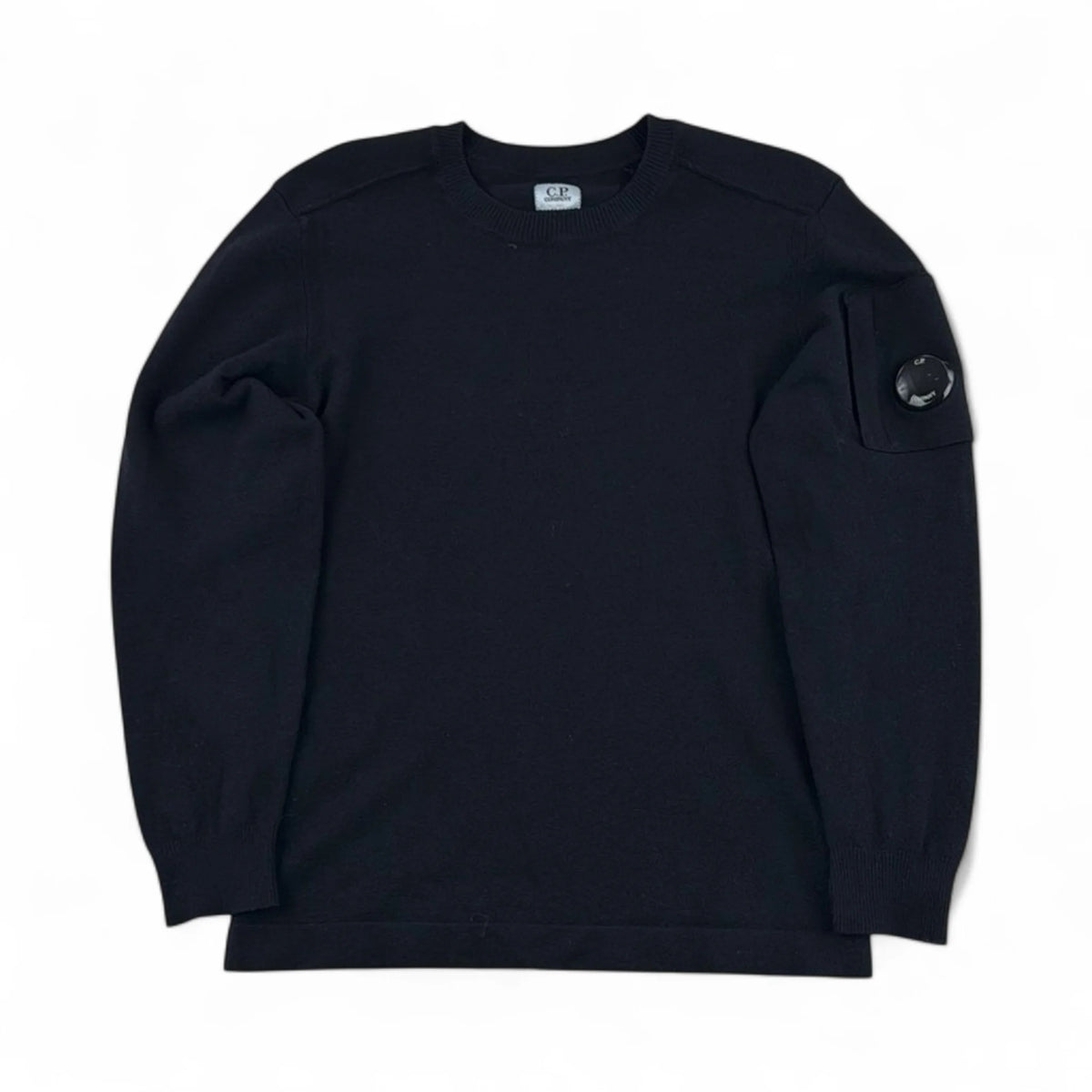 C.P. Company Pull Col Rond Laine Hooded — Taille S — Photo 1/3 #État_Très bon état