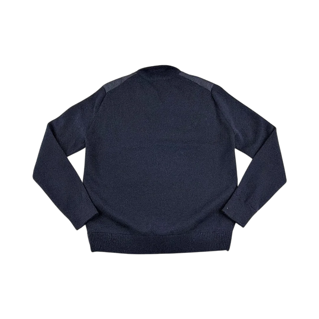 Moncler Cardigan Bi-Matière Sans Capuche — Taille L — Photo 3/3 #État_Très bon état