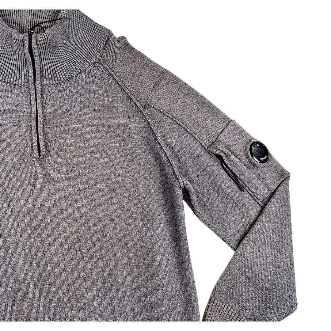 C.P. Company Half Zip Hooded Laine — Taille L — Photo 2/3 #État_Bon état