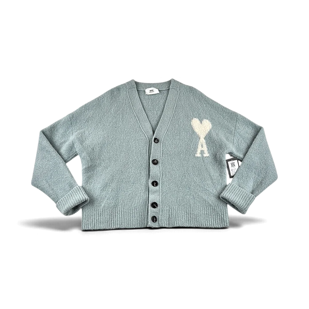 Ami Paris Cardigan Alpagas — Taille L — Photo 1/3 #État_Très bon état