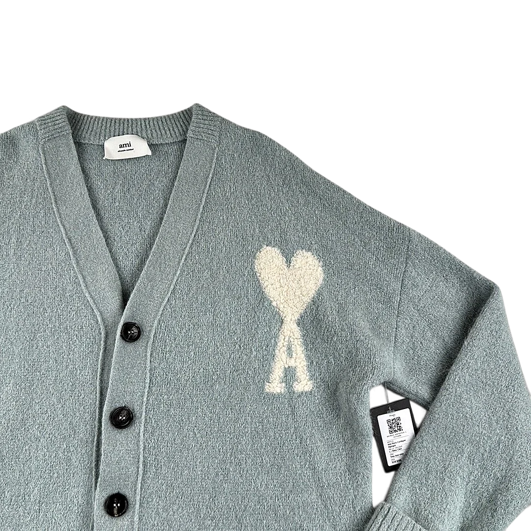 Ami Paris Cardigan Alpagas — Taille L — Photo 2/3 #État_Très bon état