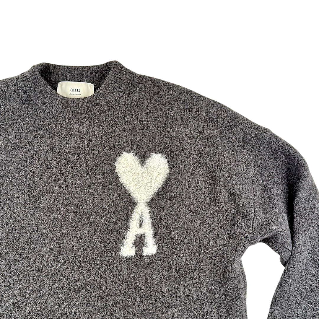 Ami Paris pull Col Rond Alpagas — Taille L — Photo 2/3 #État_Très bon état · Pièce 2