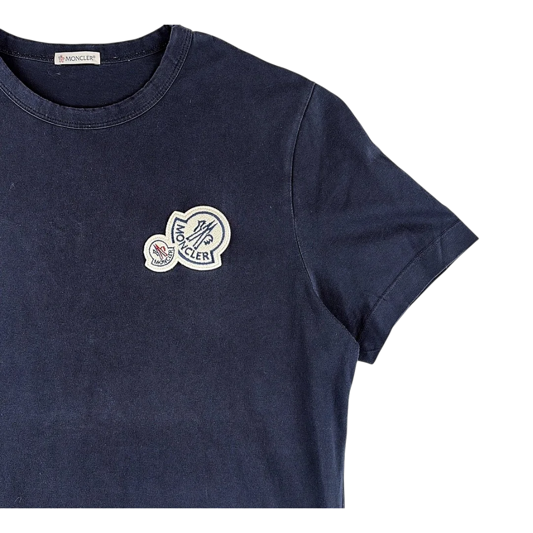 Moncler T-Shirt Double Logo — Taille S — Photo 2/3 #État_Très bon état