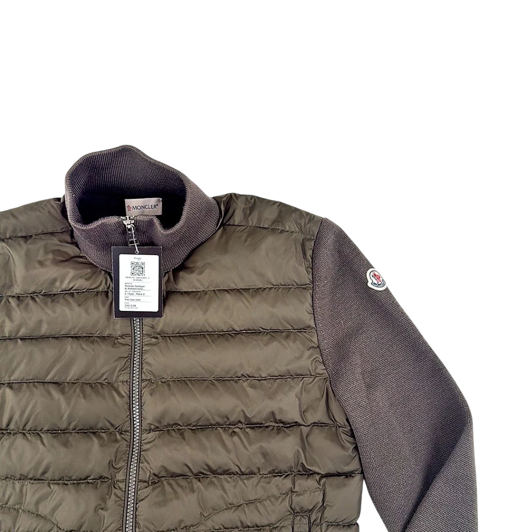 Moncler Cardigan Bi-Matière Sans Capuche — Taille S — Photo 2/3 #État_Très bon état · Pièce 2