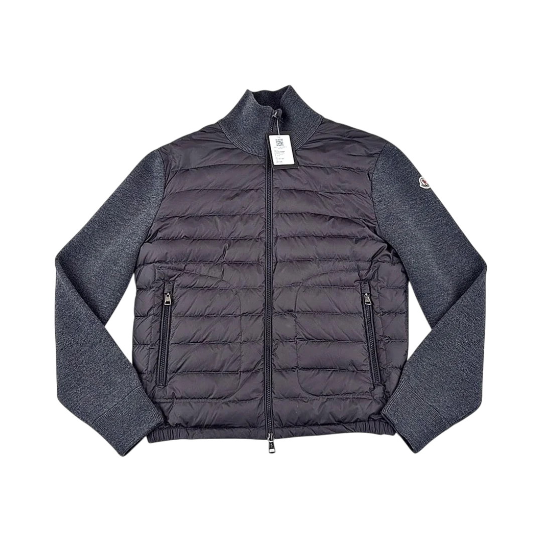 Moncler Cardigan Bi-Matière Sans Capuche — Taille M — Photo 1/3 #État_Très bon état · Pièce 2