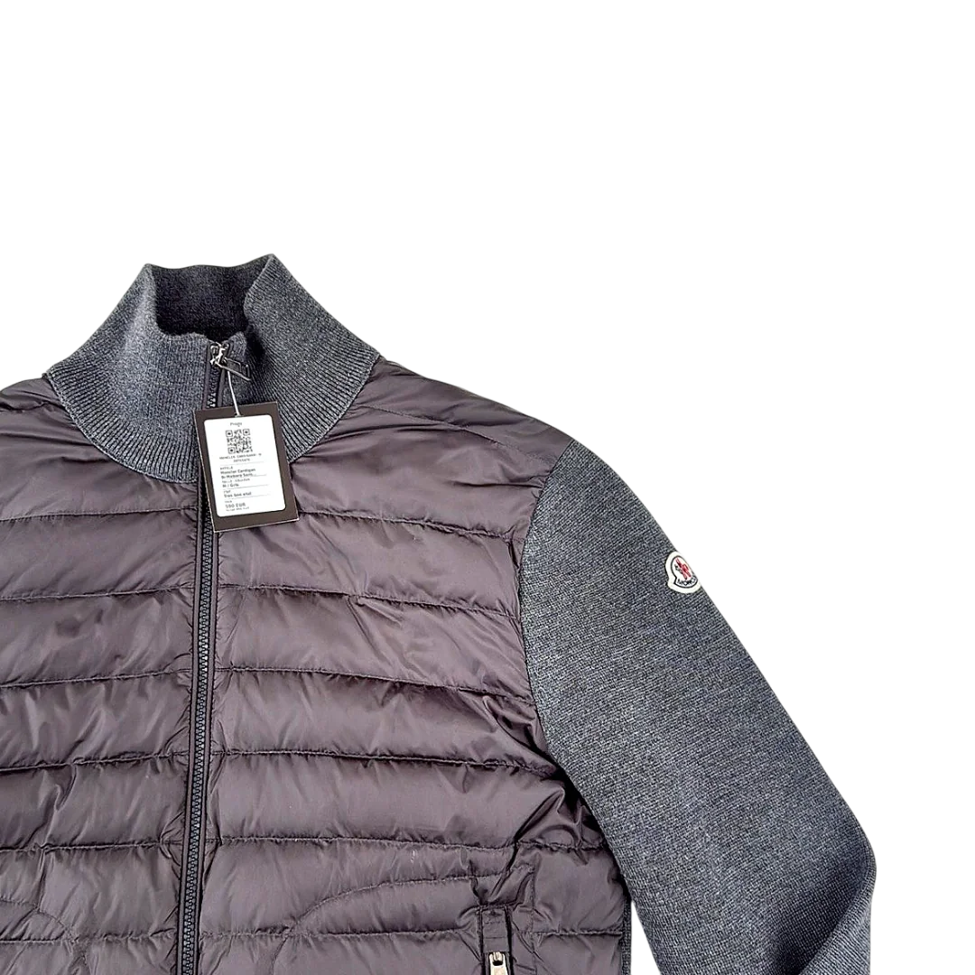 Moncler Cardigan Bi-Matière Sans Capuche — Taille M — Photo 2/3 #État_Très bon état · Pièce 2