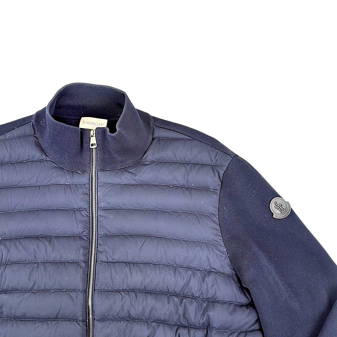 Moncler Cardigan Bi-Matière Sans Capuche — Taille XL — Photo 2/2 #État_Très bon état