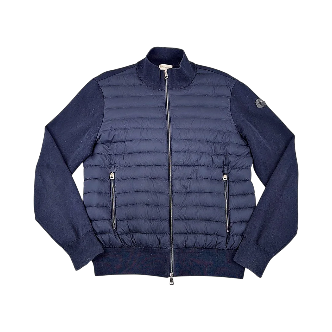 Moncler Cardigan Bi-Matière Sans Capuche — Taille XL — Photo 1/2 #État_Très bon état