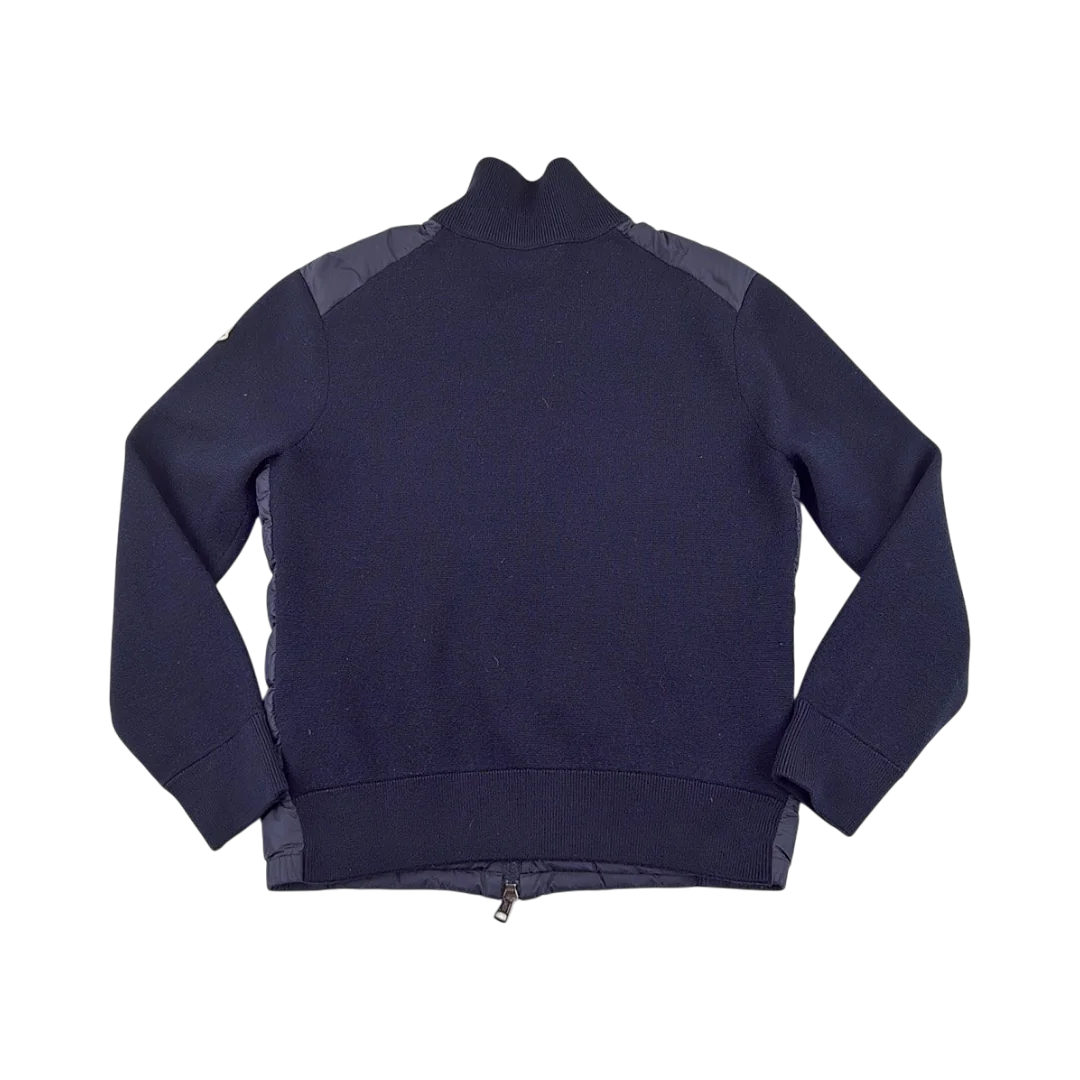 Moncler Cardigan Bi-Matière Sans Capuche — Taille S — Photo 3/3 #État_Très bon état