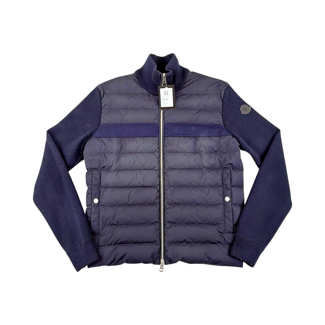 Moncler Cardigan Bi-Matière Sans Capuche — Taille M — Photo 1/3 #État_Très bon état