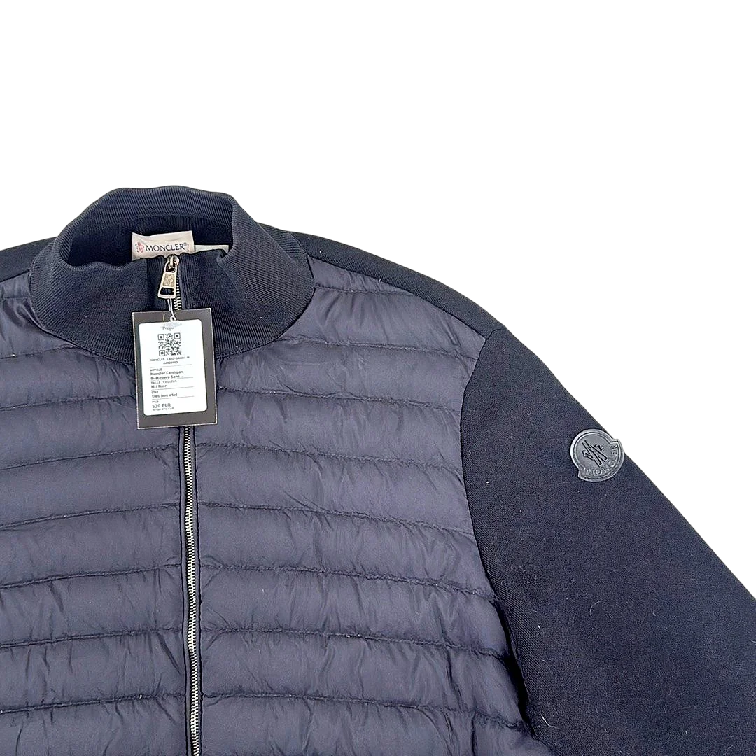 Moncler Cardigan Bi-Matière Sans Capuche — Taille M — Photo 2/3 #État_Très bon état
