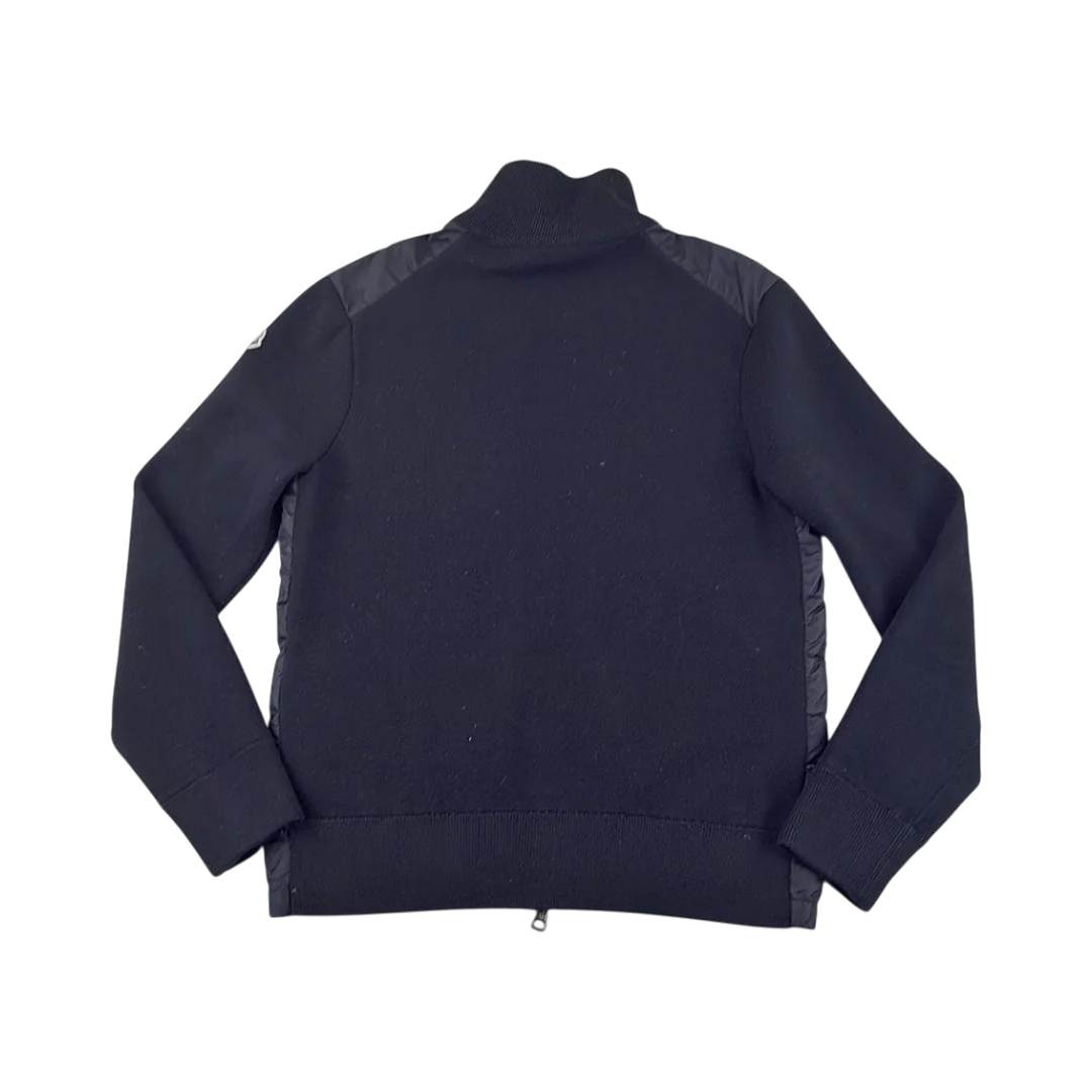 Moncler Cardigan Bi-Matière Sans Capuche — Taille S — Photo 4/4 #État_Très bon état