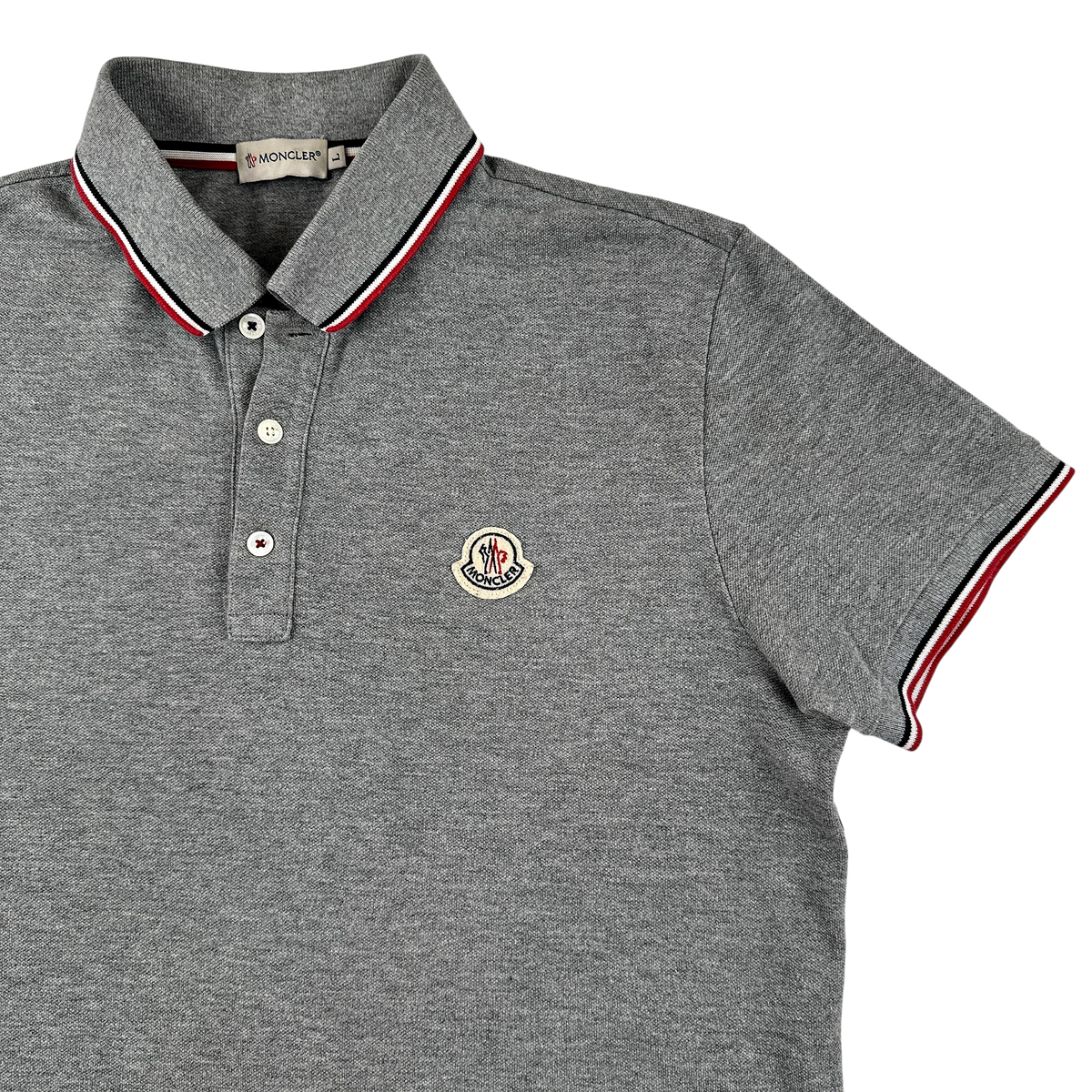 Moncler Polo Manche Courte — Taille L — Photo 2/3 #État_Bon état