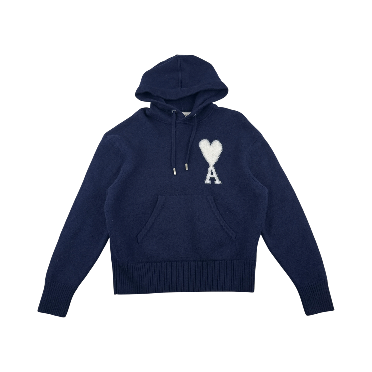 AMI Paris Sweat à Capuche Laine Coeur — Taille M — Photo 1/2 #État_Très bon état