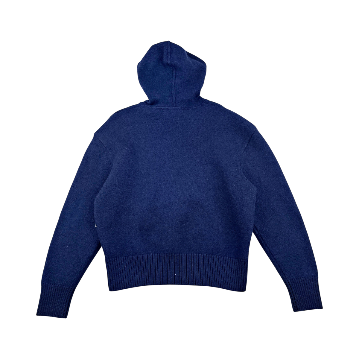 AMI Paris Sweat à Capuche Laine Coeur Blanc — Taille M — Photo 3/3 #État_Très bon état