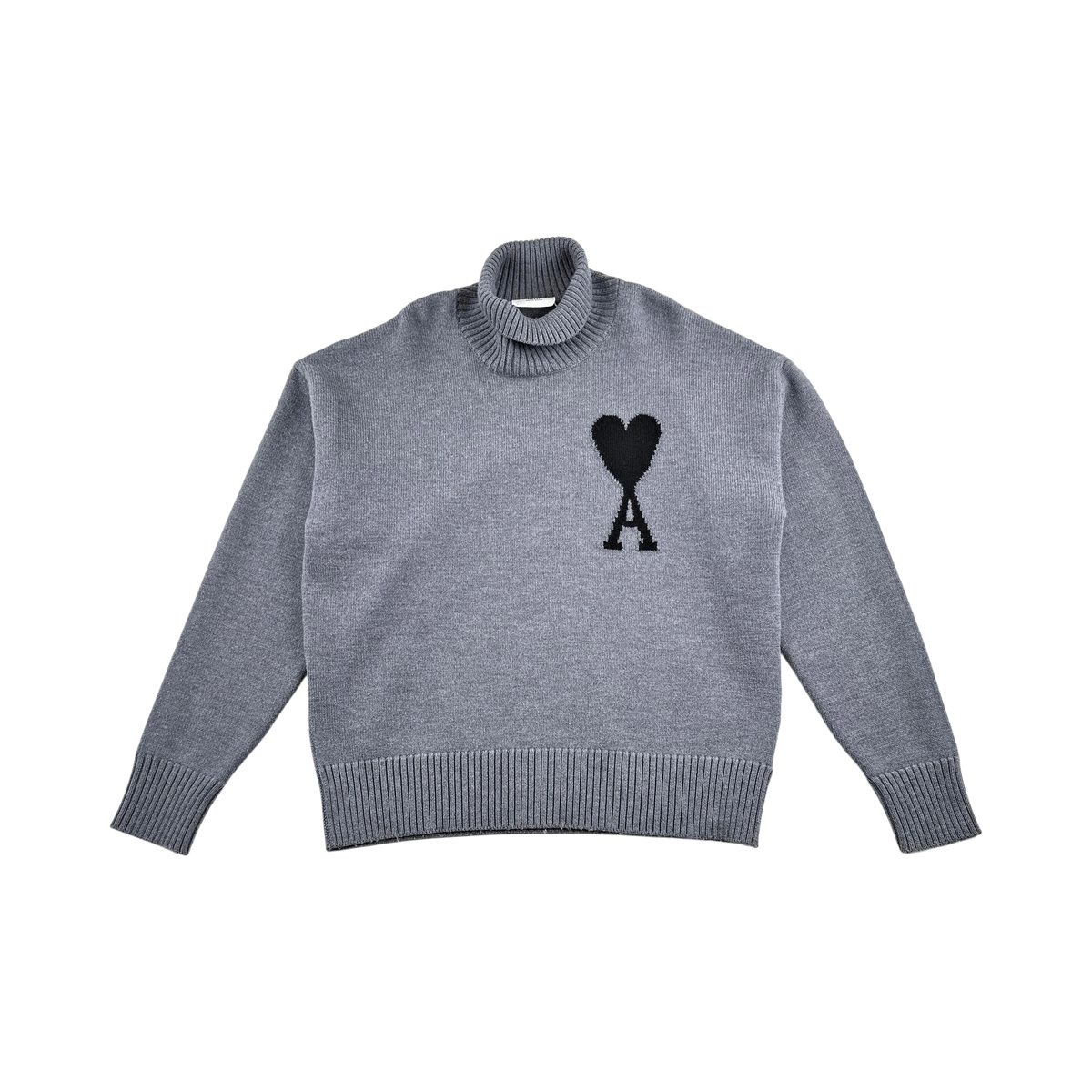 AMI Paris Pull Col Roulé Laine — Taille M — Photo 1/3 #État_Très bon état